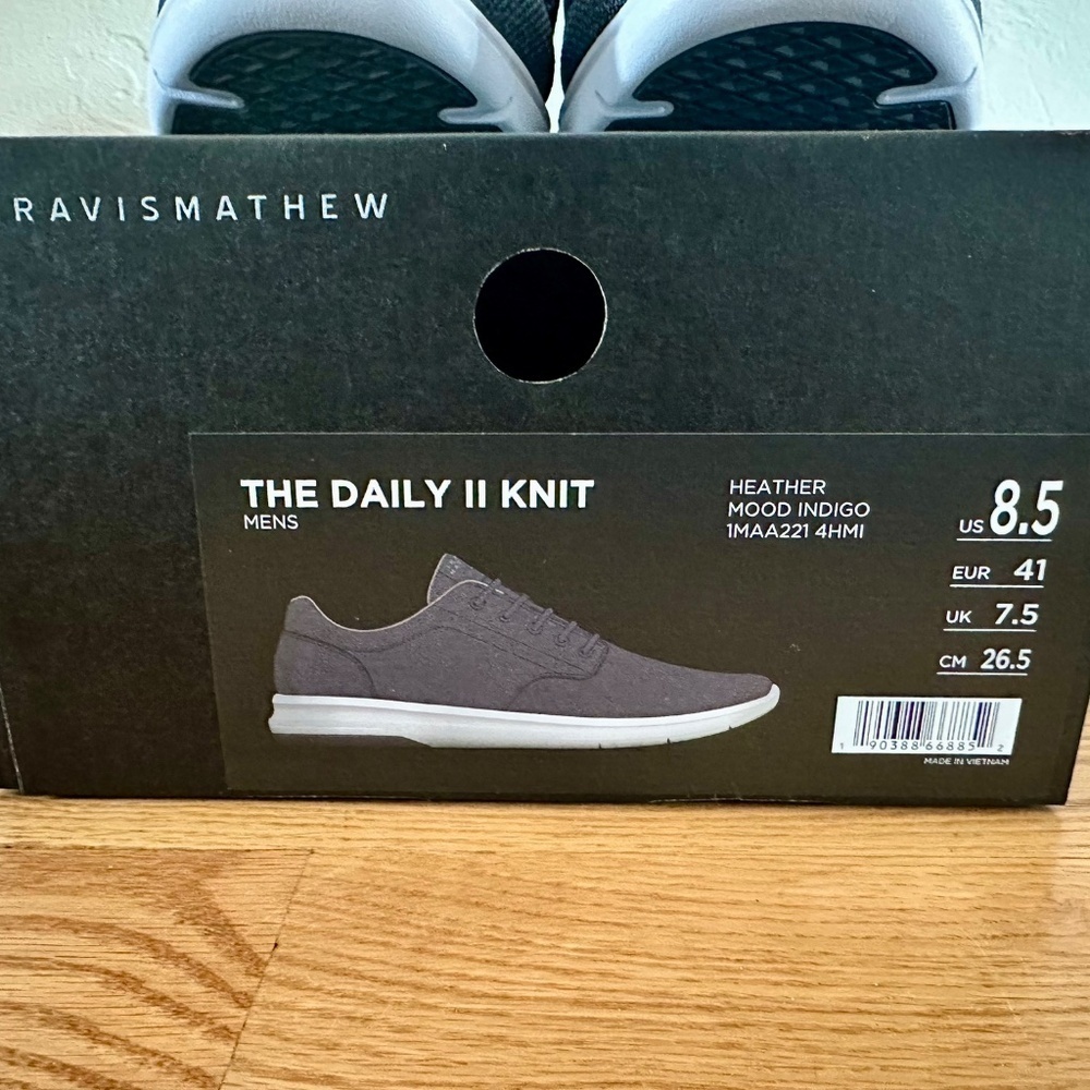 NEW Travis Mathew The Daily II Knit Shoe/SNeaker in 8.5 (Mens) - Picture 3 of 11